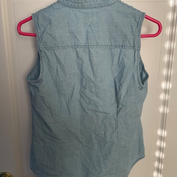 J. Crew Chambray button up - Picture 2 of 3